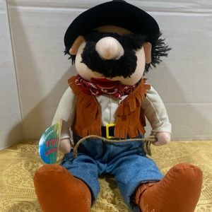 Vintage PBC Cowboy Animated Musical Doll Sings & Moves To Achy Breaky Heart Work